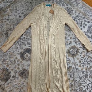 NWT duster sweater